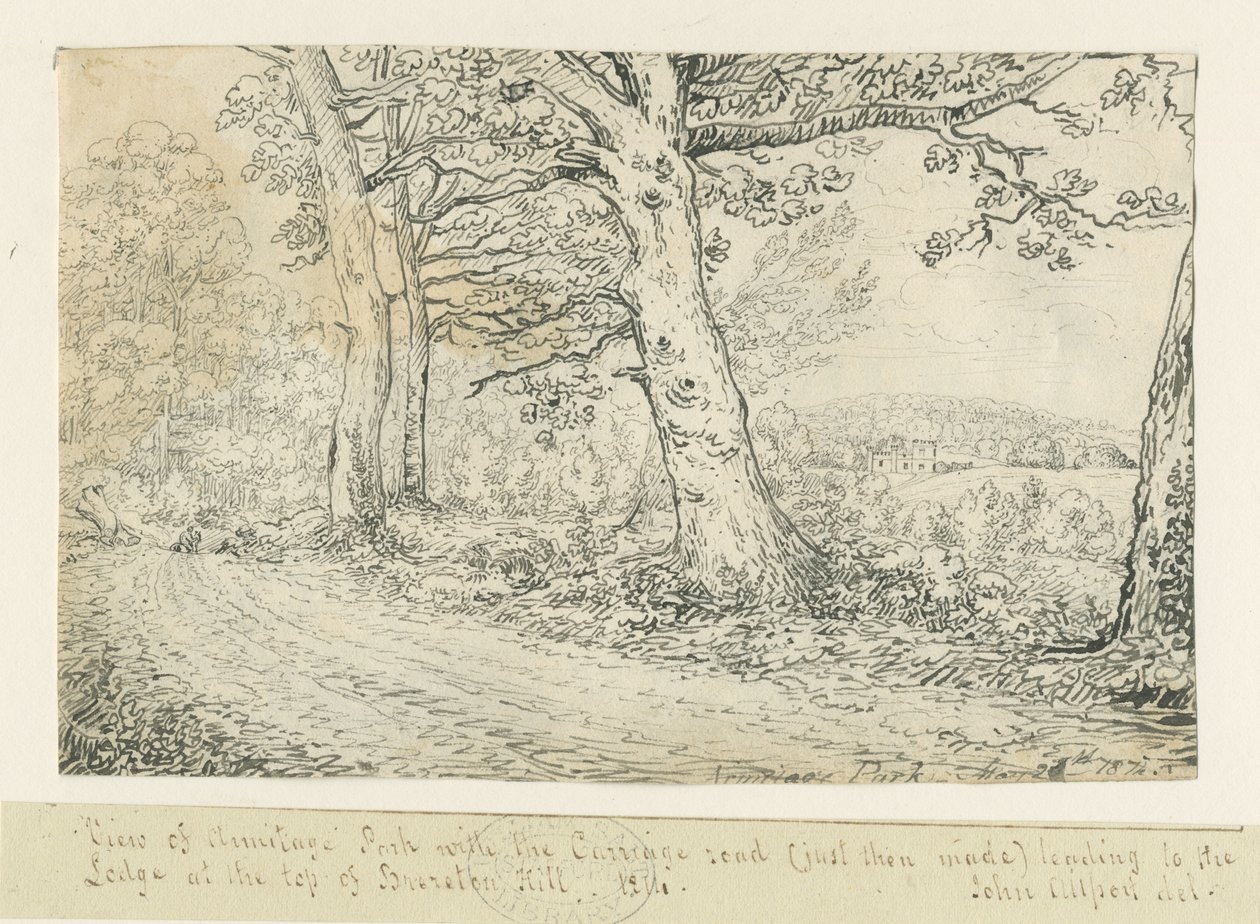 Armitage Park, 1814 by John Allport