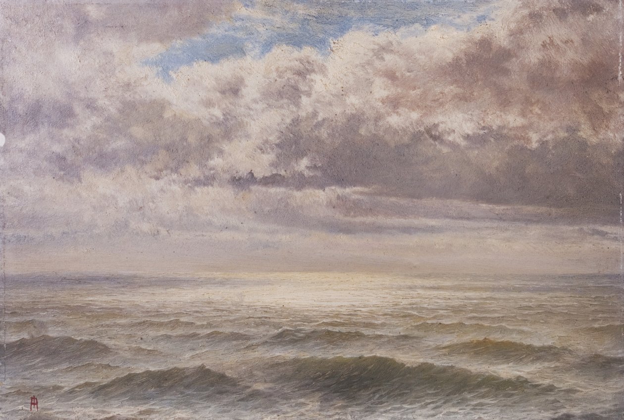 A Silver Sea, South Devon, c.1883 by John Anderson