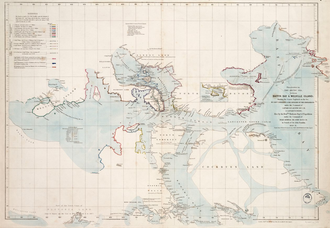 Discoveries in the Arctic Sea between Baffin Bay and Melville Island by John Arrowsmith