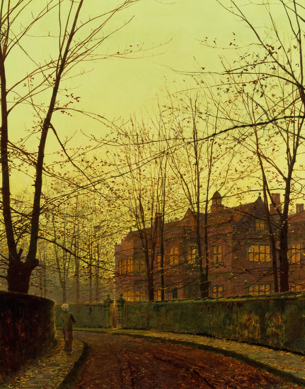 Golden Autumn by John Atkinson Grimshaw