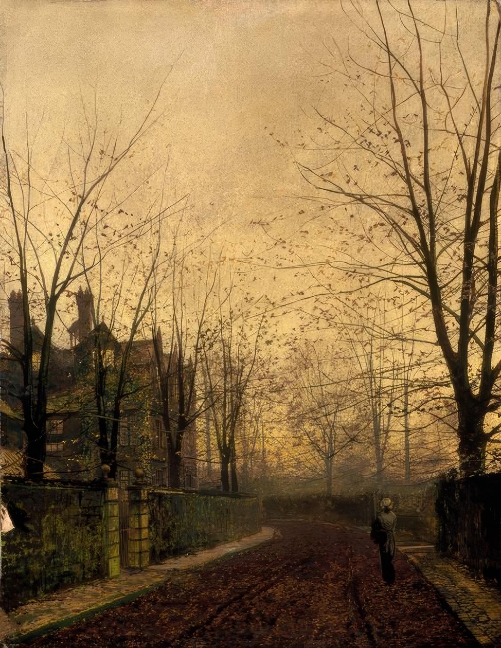 Gold of Autumn by John Atkinson Grimshaw