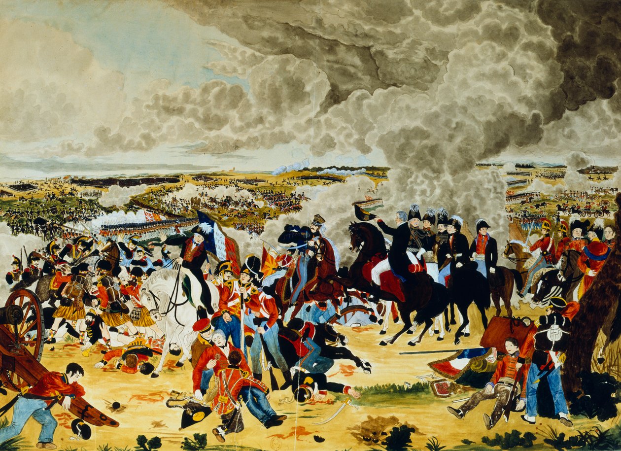 Battle of Waterloo by John Atkinson II