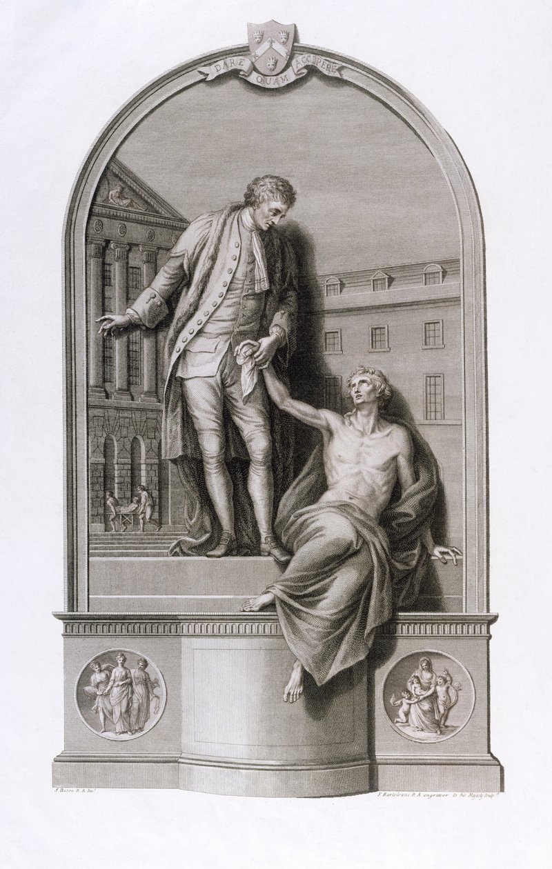 Monument to Sir Thomas Guy (1645-1724) at Guy