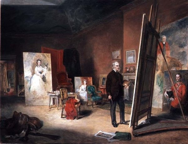 Portrait of Sir Francis Grant at an Easel by John Ballantyne