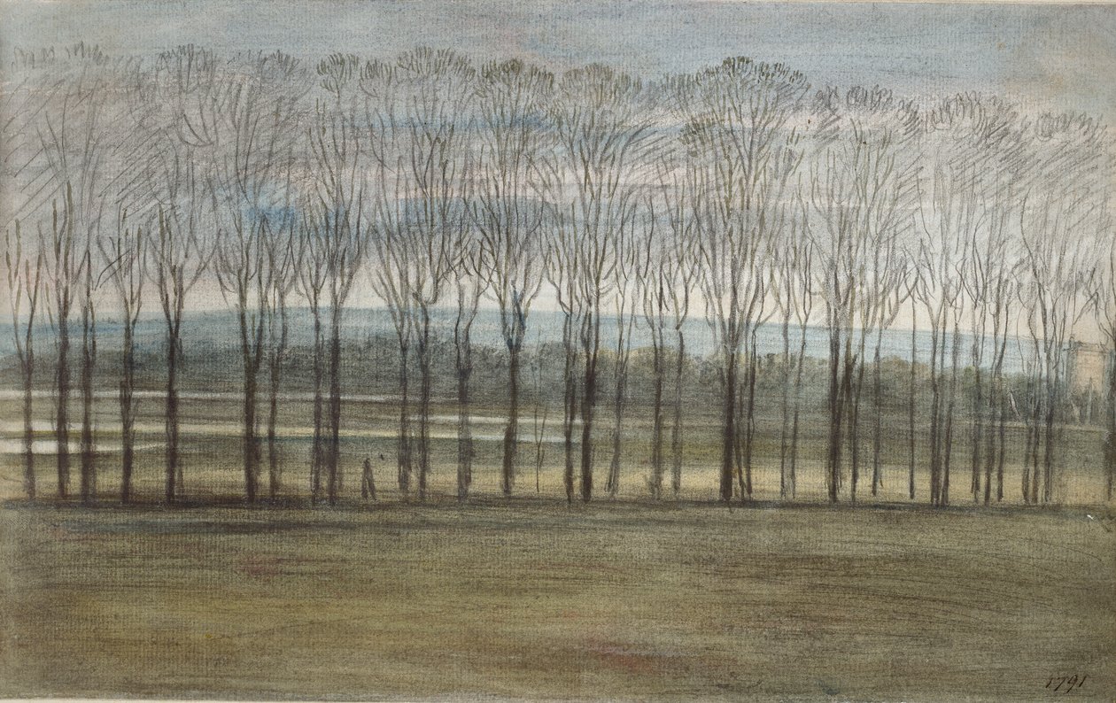 View from Merton College by John Baptist Malchair