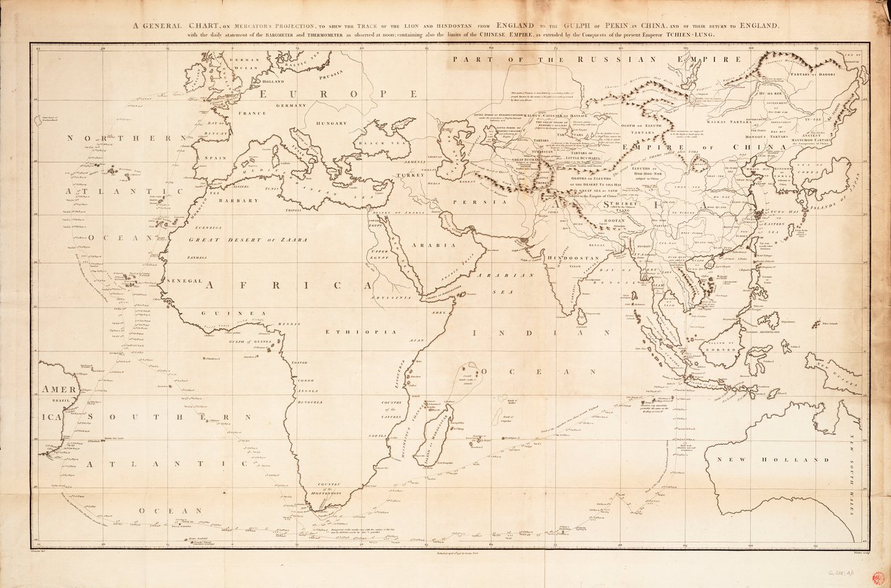 A general chart on Mercator