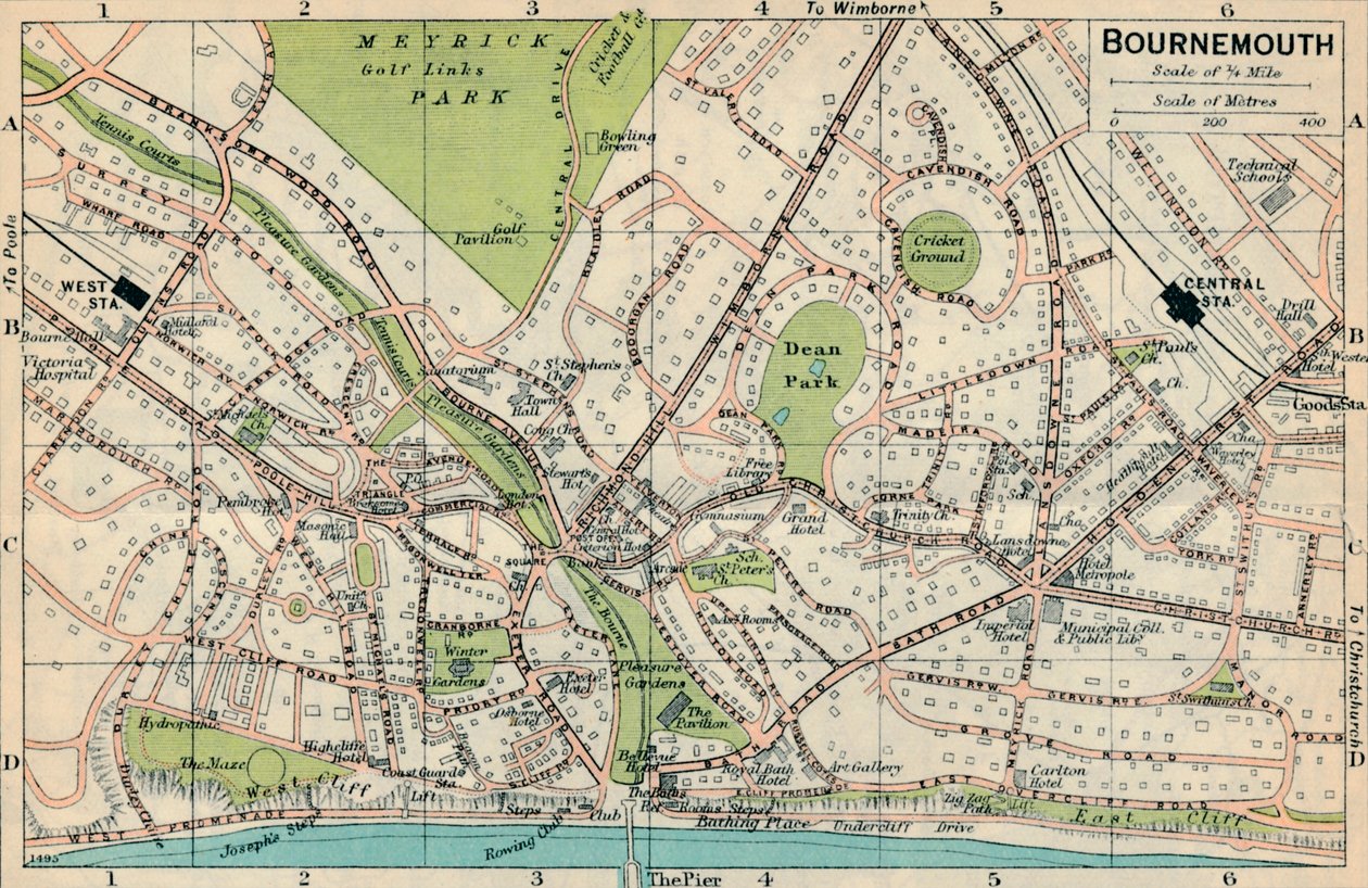 Bournemouth by John Bartholomew