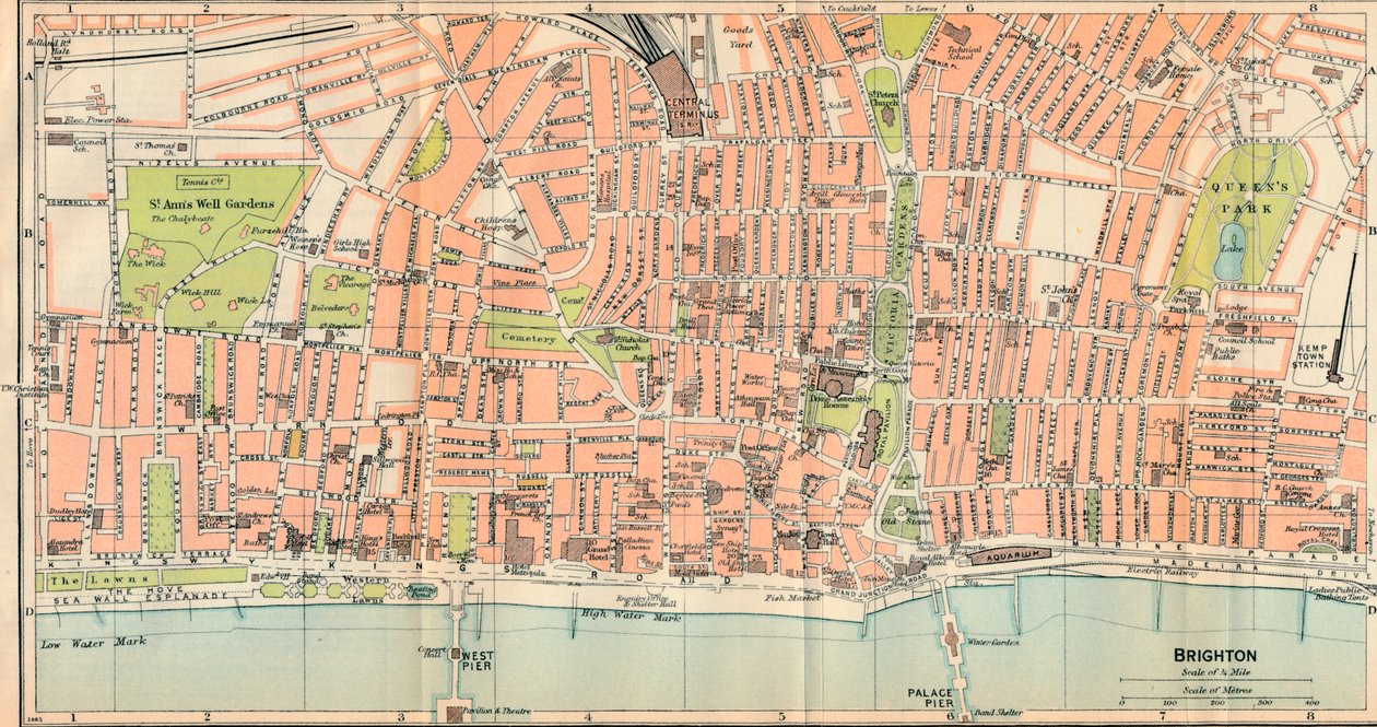 Brighton, 20th Century by John Bartholomew