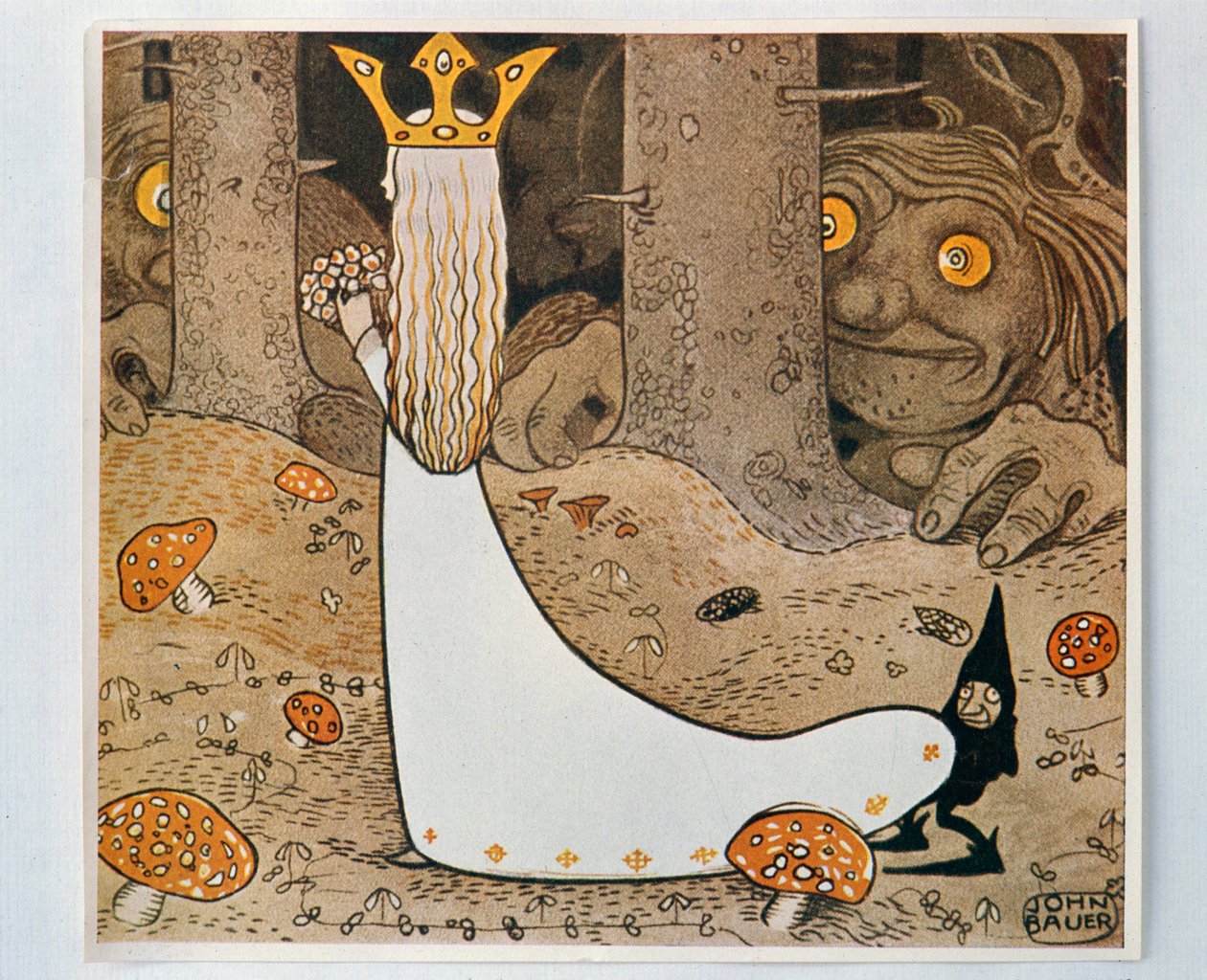 The Princess and the Troll by John Bauer