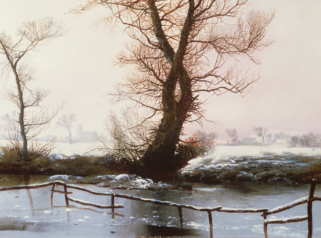 The Frozen Pool, 1873 by John Berney Ladbrooke