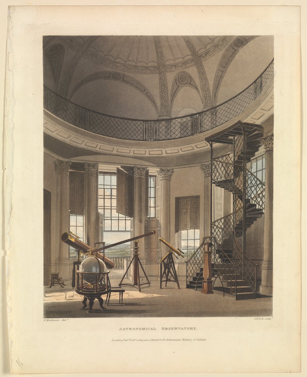 Astronomical Observatory at Oxford by John Bluck