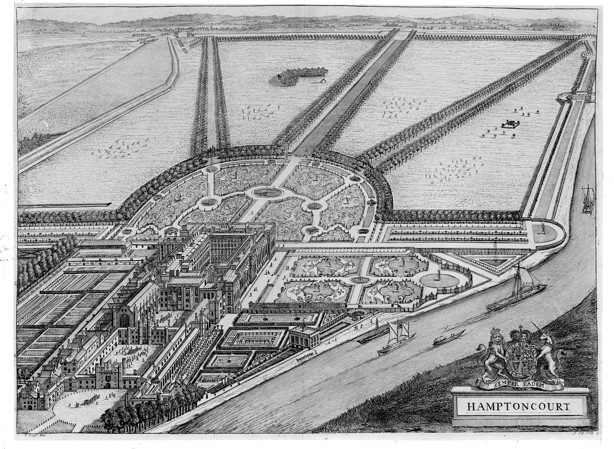 Hampton Court Palace by John Bowles