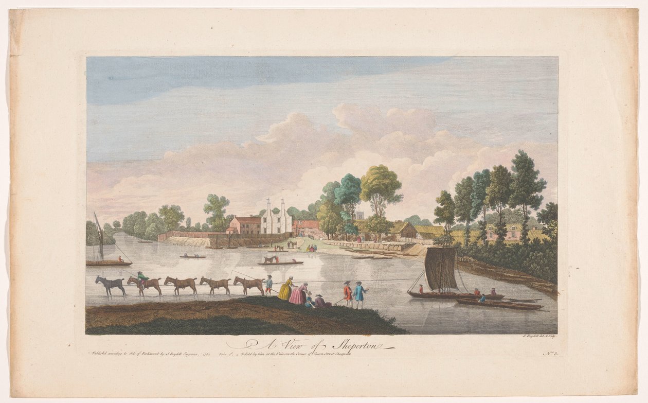 View of the Village of Shepperton by John Boydell