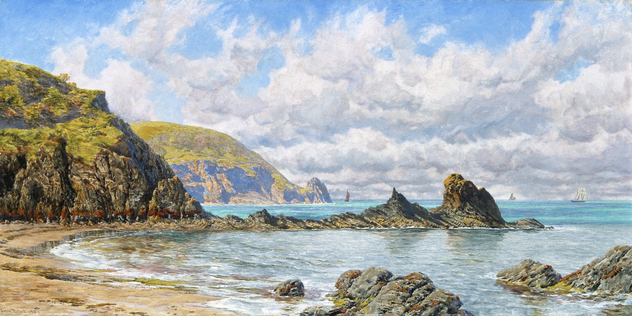 Forest Cove, Cardigan Bay, 1883 by John Brett