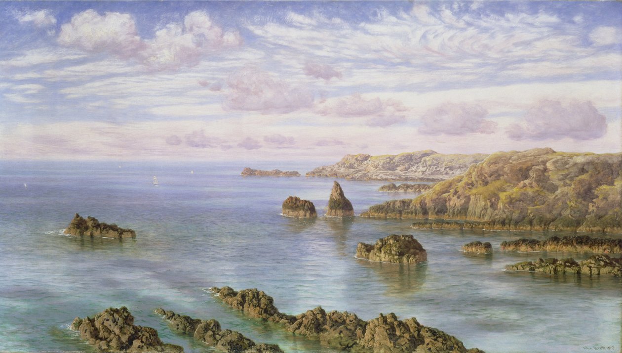 The Southern Coast of Guernsey by John Brett