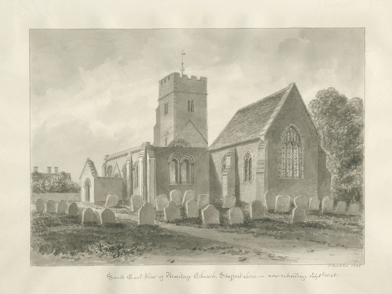 Armitage Church by John Buckler