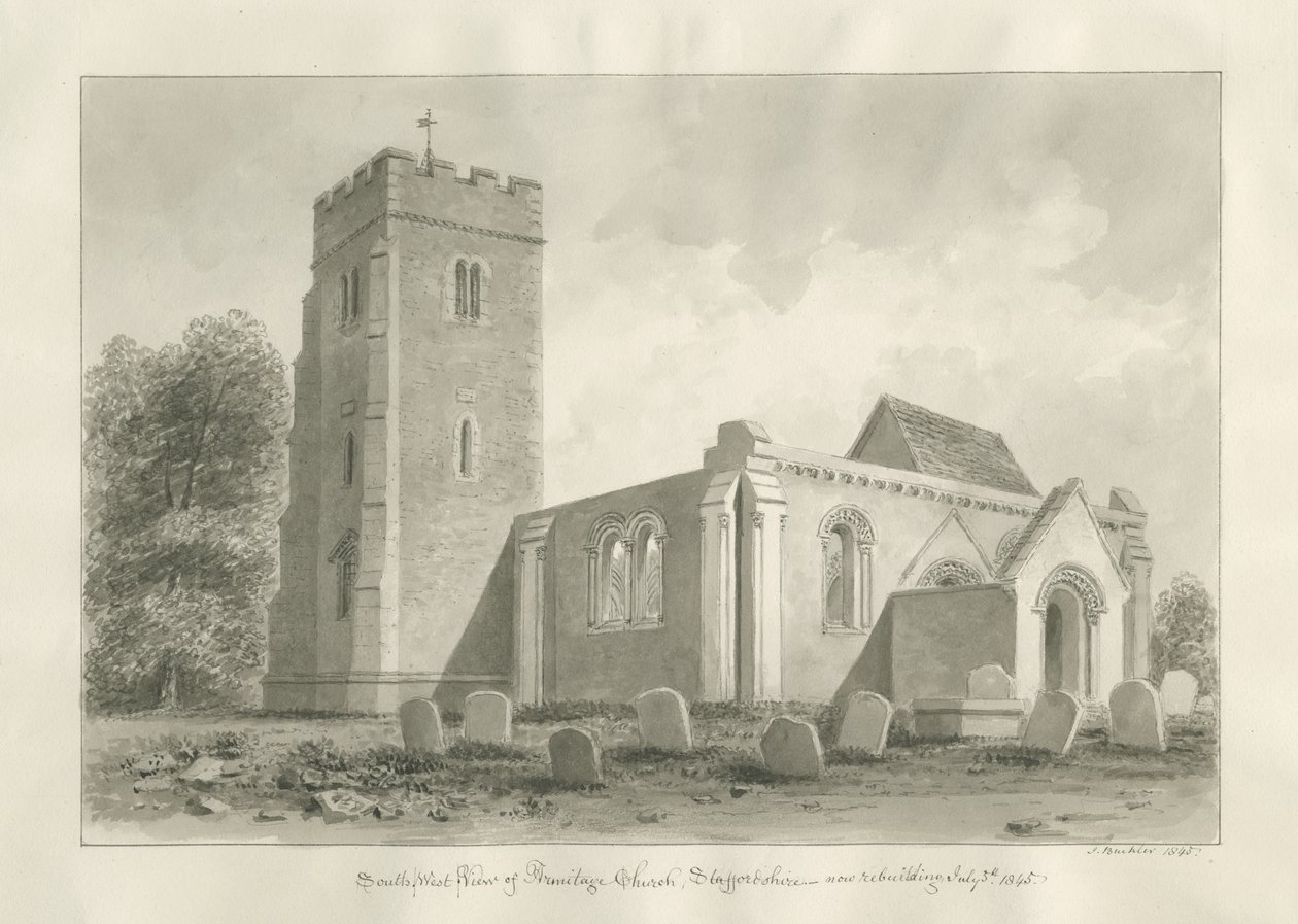 Armitage Church by John Buckler
