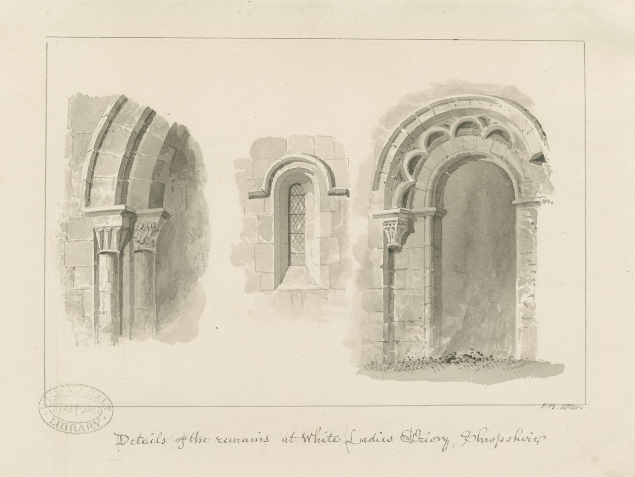 Whiteladies Priory (Ruin) by John Buckler