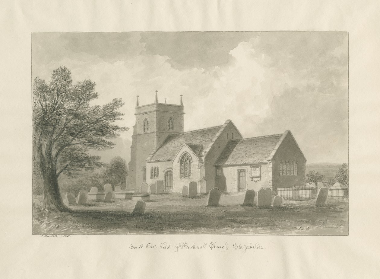 Bucknall Church by John Buckler