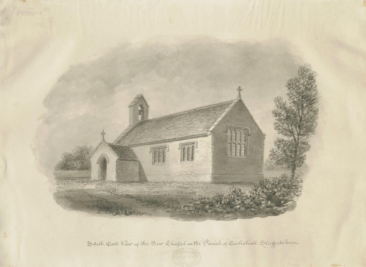 Eccleshall - Cotes Heath Chapel by John Buckler