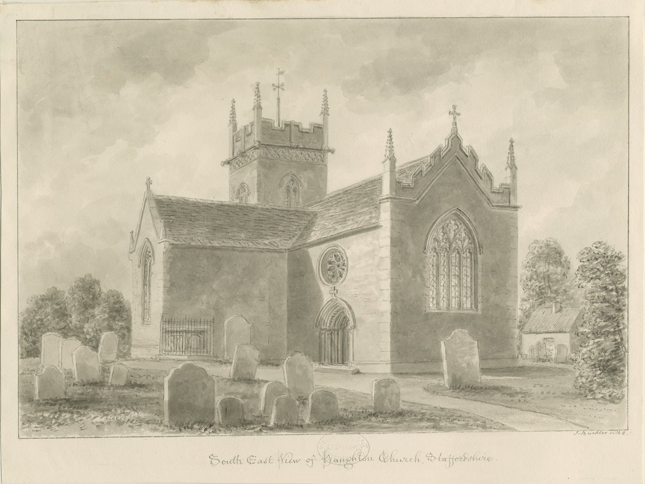 Haughton Church by John Buckler