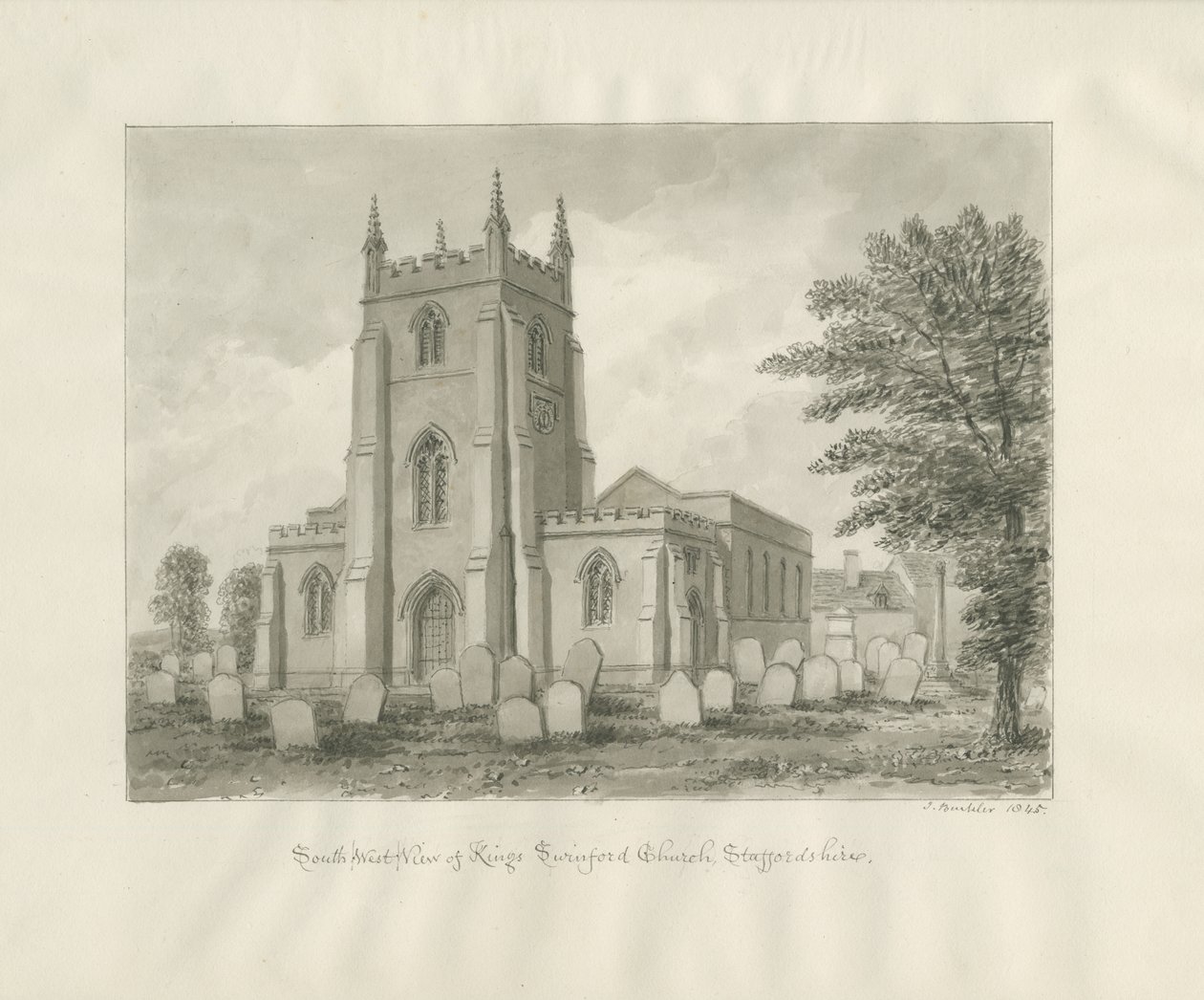 Kingswinford Church by John Buckler