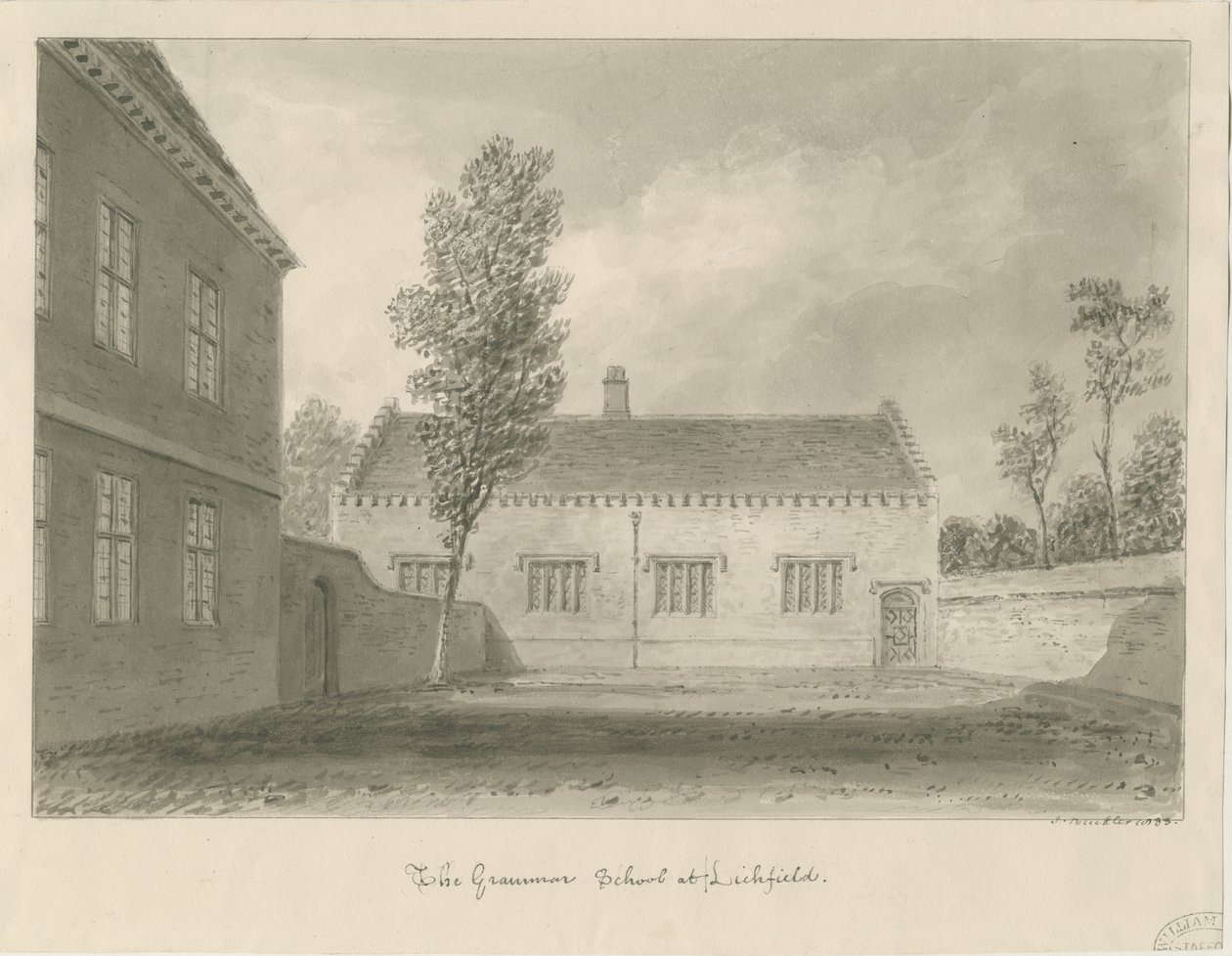 Lichfield - Grammar School by John Buckler