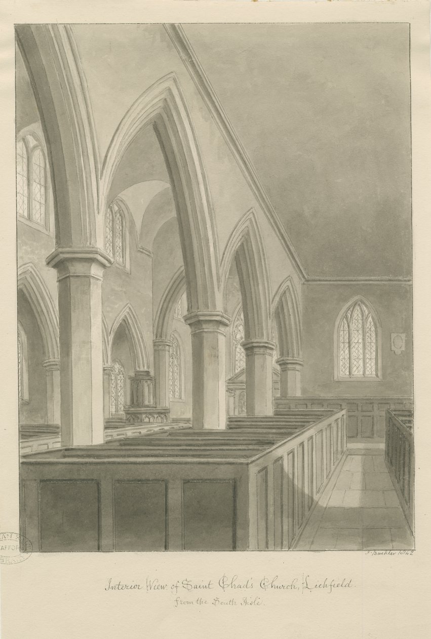 Lichfield - Interior of St. Chad