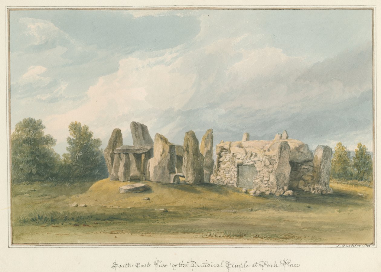 Oxfordshire - Henley upon Thames - Druidical Temple by John Buckler