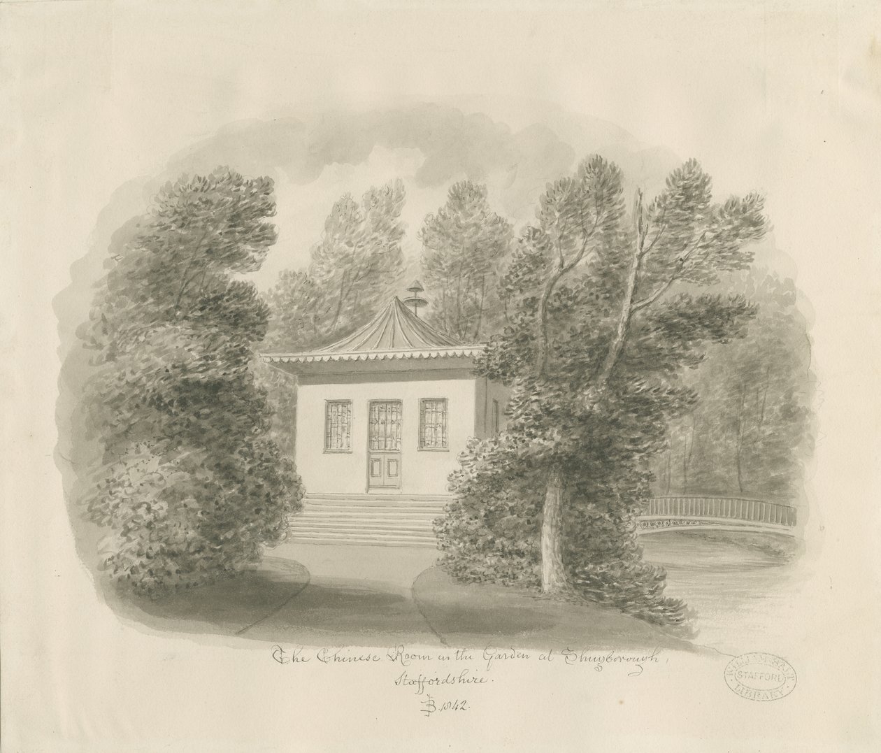 Shugborough - The Chinese Room by John Buckler