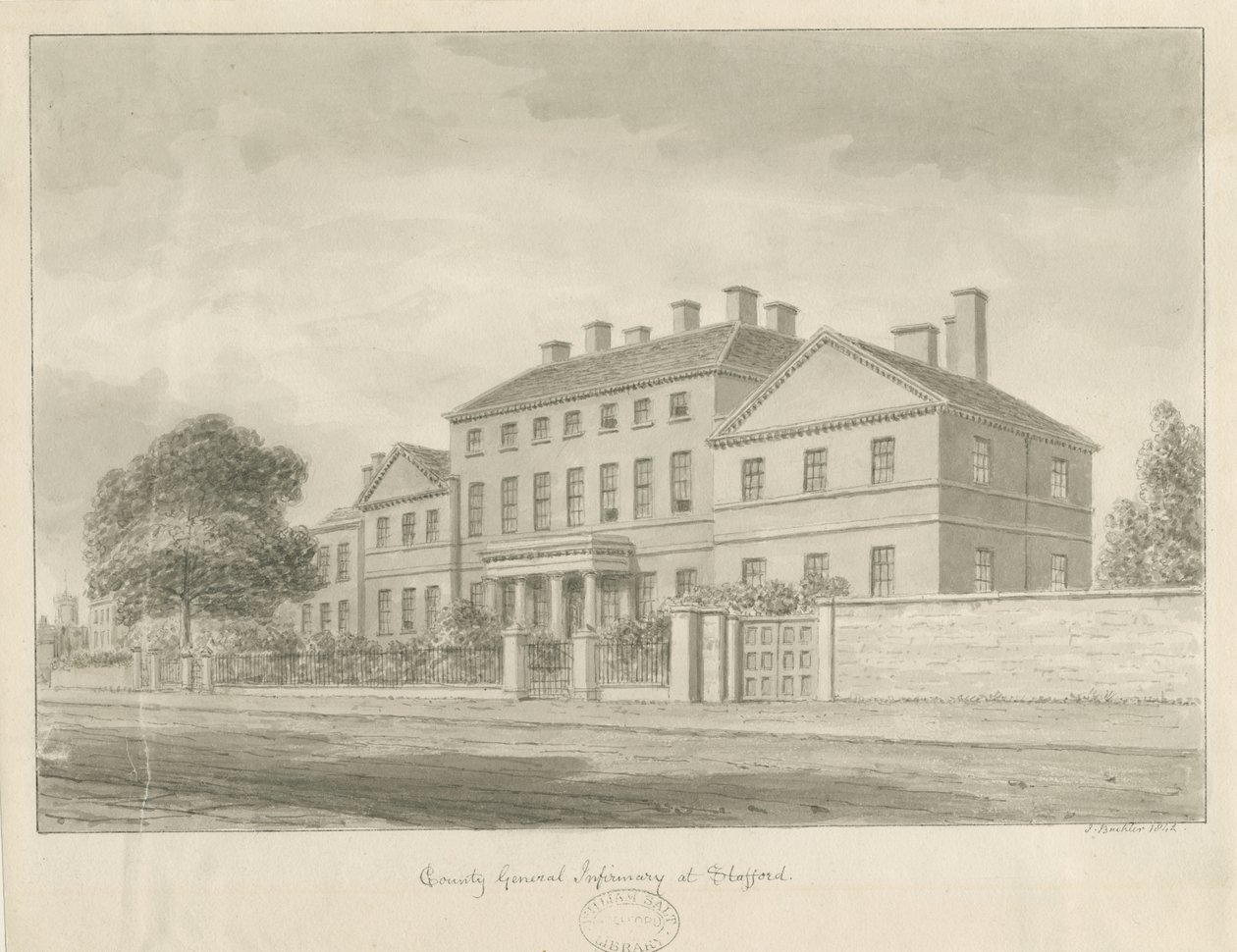 Stafford - County General Infirmary by John Buckler