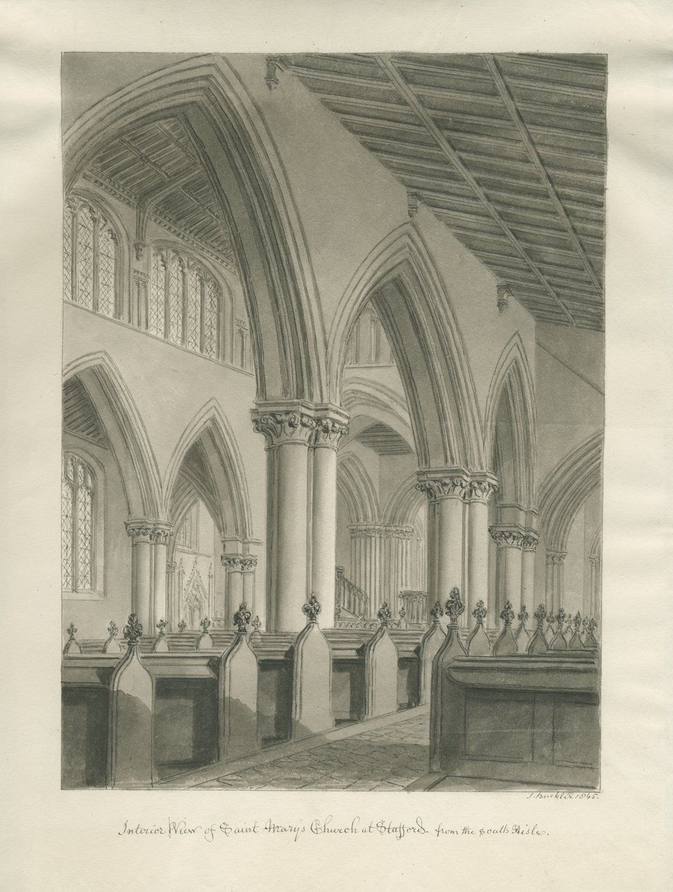 Stafford - Interior of St. Mary