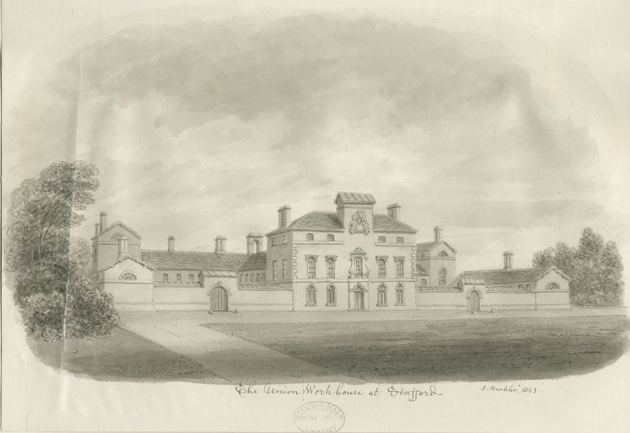 Stafford - Union Workhouse by John Buckler