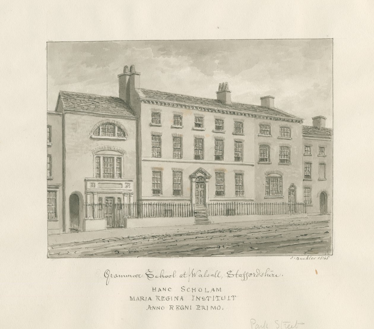 Walsall Town - Grammar School by John Buckler