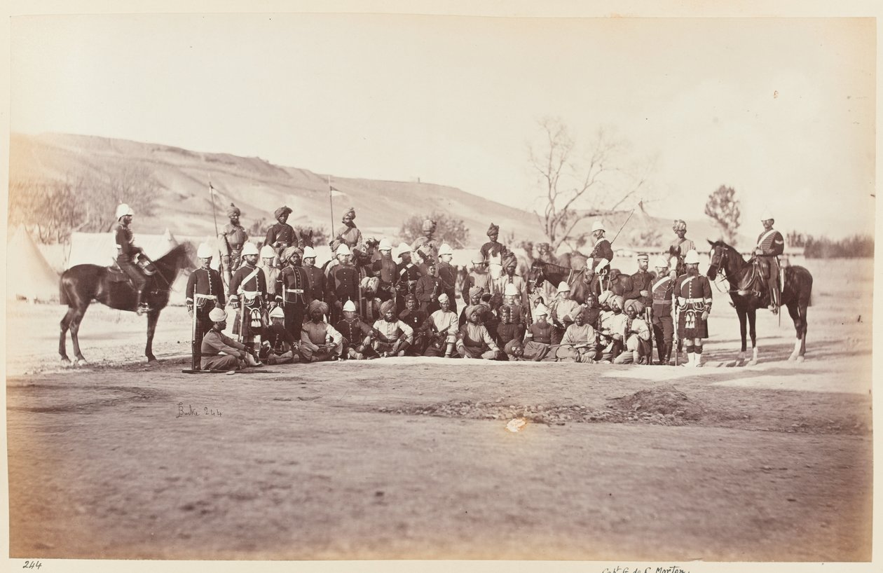 Assistant Adjutant General with Provost-Marshal and Staff, circa 1879 by John Burke