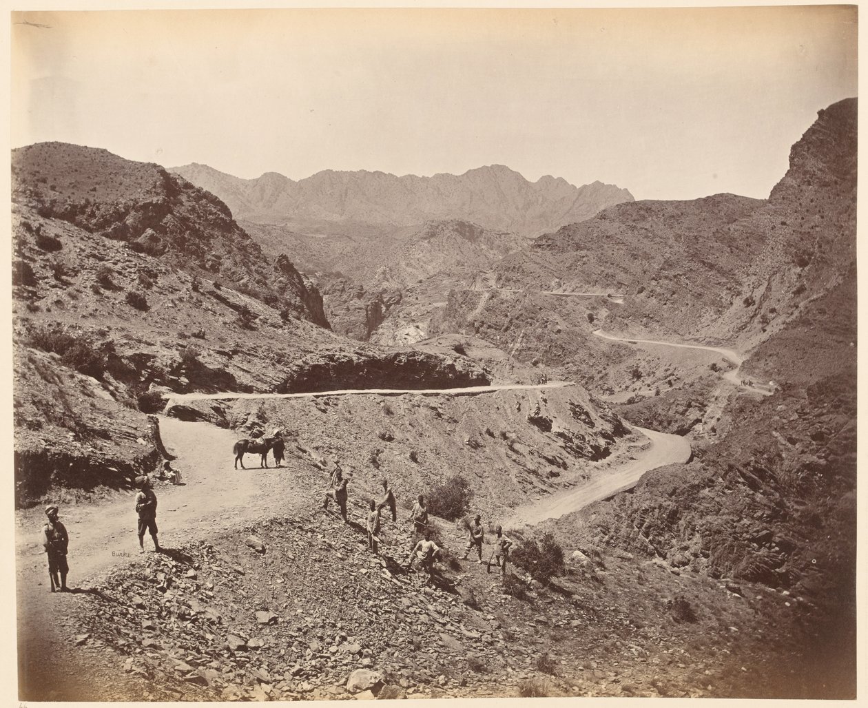 Landi Kotal Pass Showing Road Made by the Queen