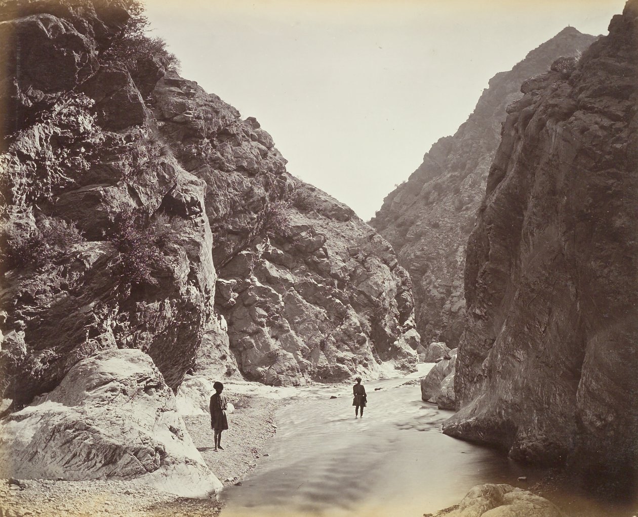The End of the Defile, Looking Back at Ali Masjid by John Burke