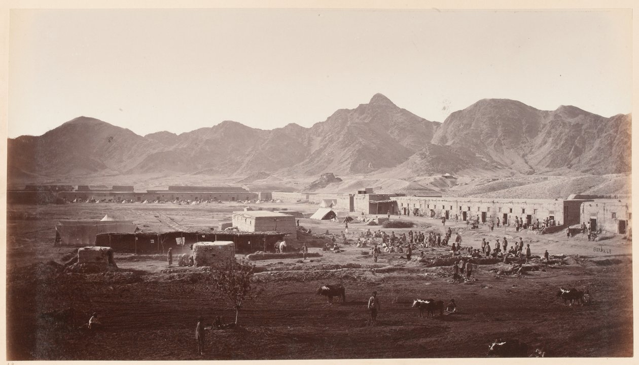 Western end of Dakka Fort, looking towards Khurd Khyber by John Burke