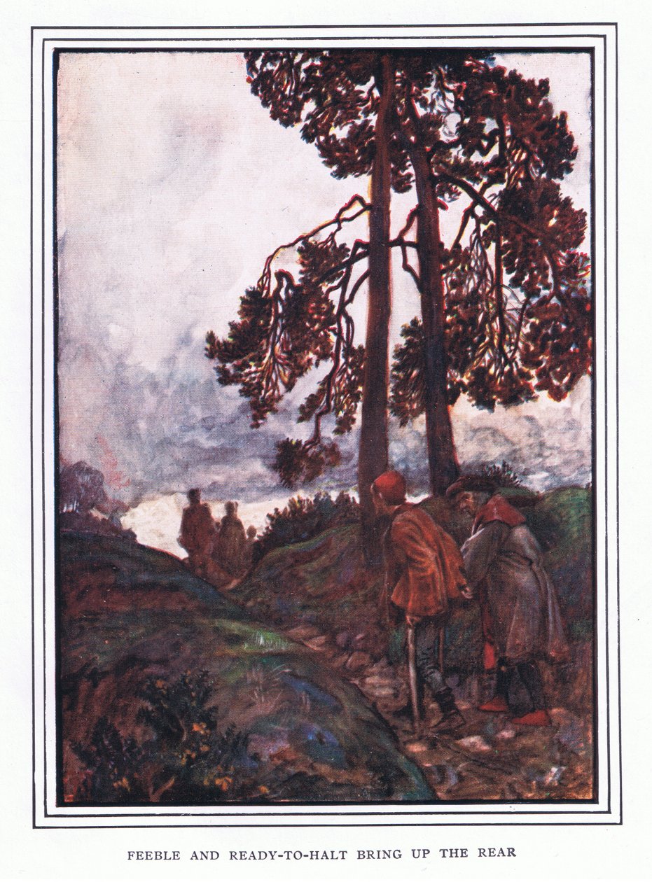 Feeble and Ready to Halt Bring Up the Rear by John Byam Liston Shaw