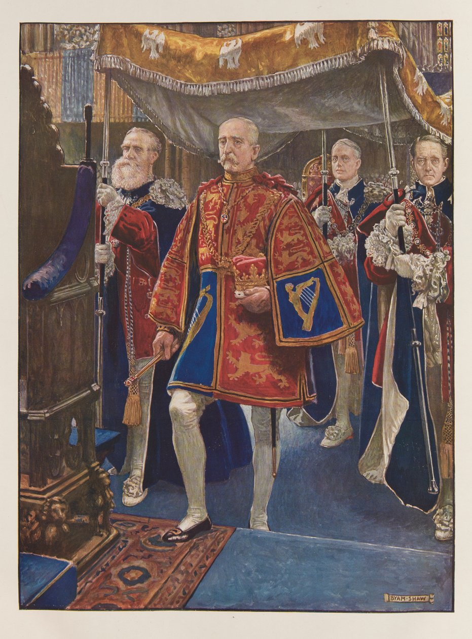King Edward VII Coronation by John Byam Liston Shaw