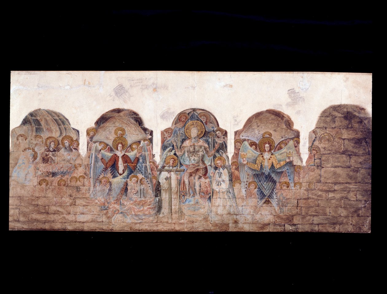 Study of the Wall Paintings at the Chapter House by John Carter