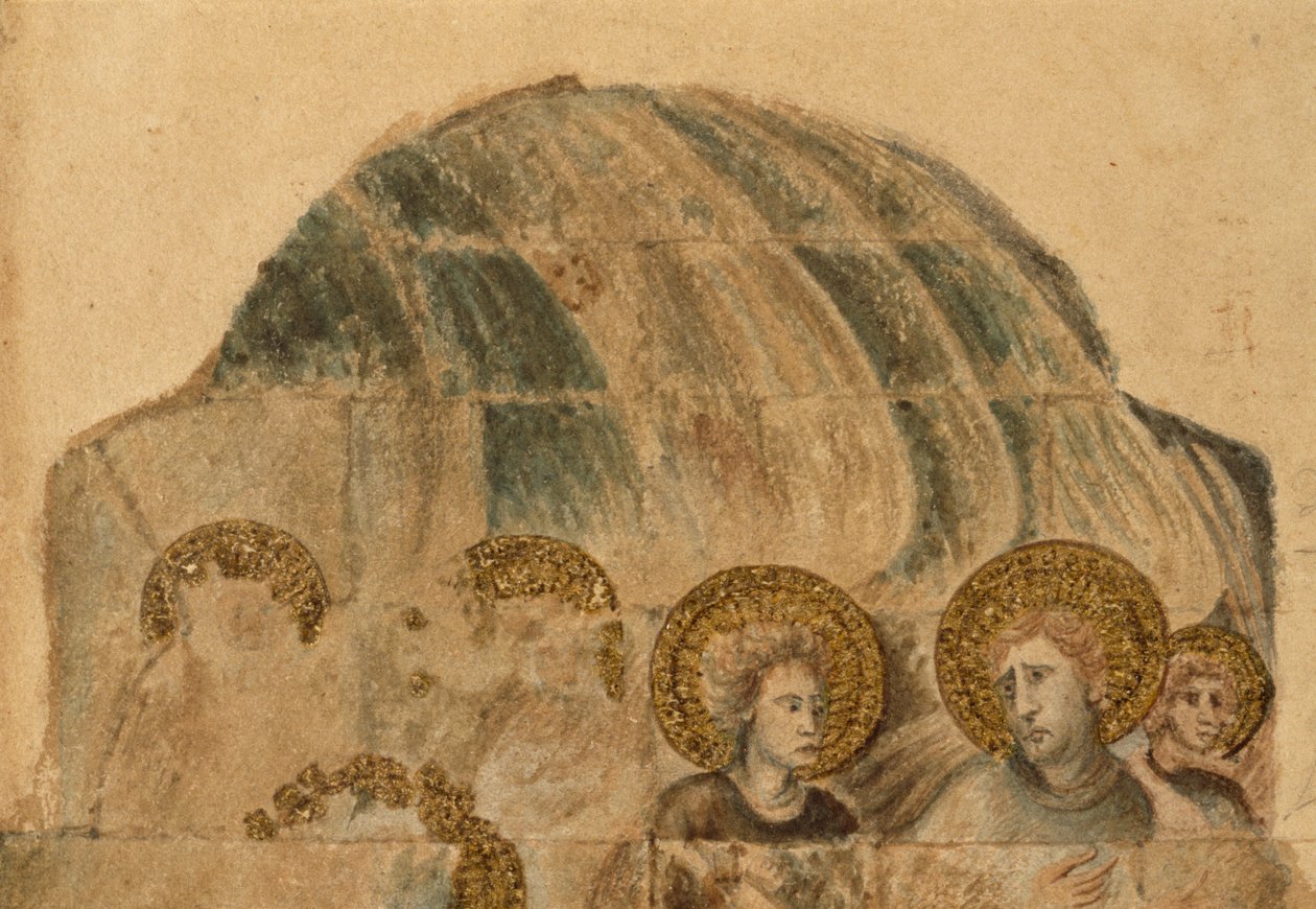 Study of the Wall Paintings at the Chapter House by John Carter