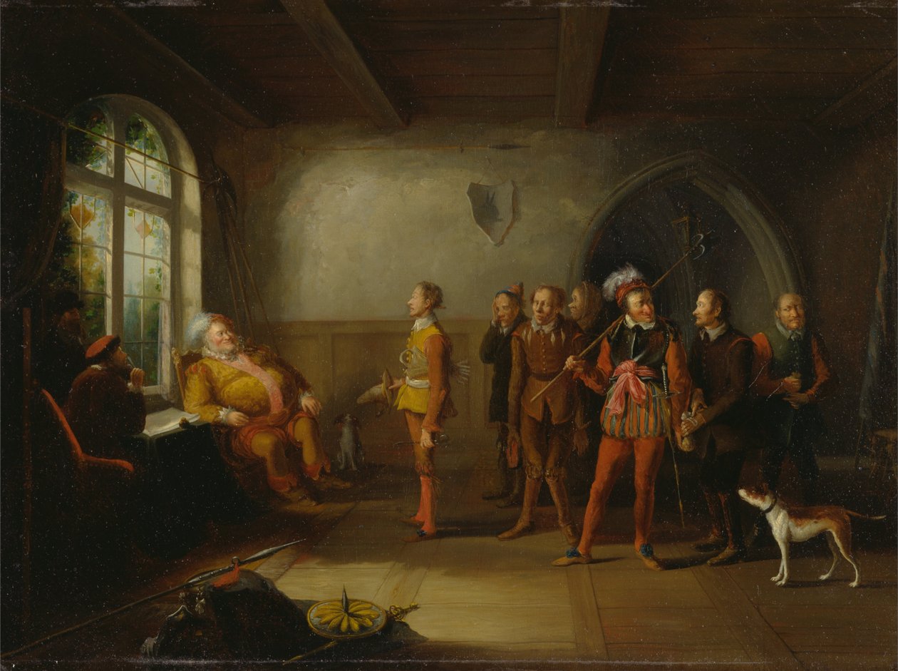 Falstaff and the Recruits, from 