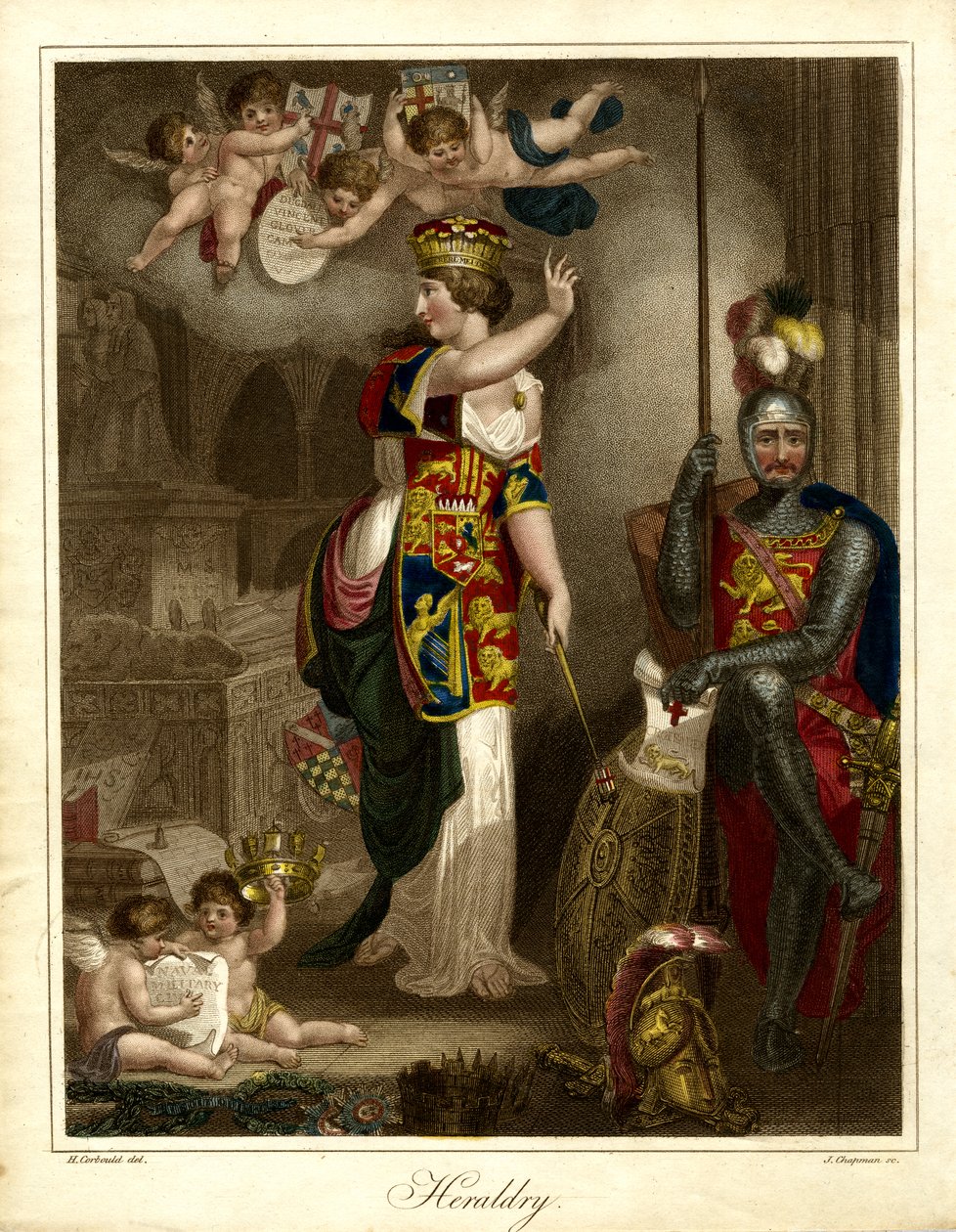 Allegorical Representation of Heraldry by John Chapman