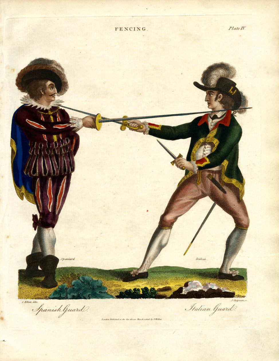 Fencing Styles: Spanish and Italian Guard by John Chapman