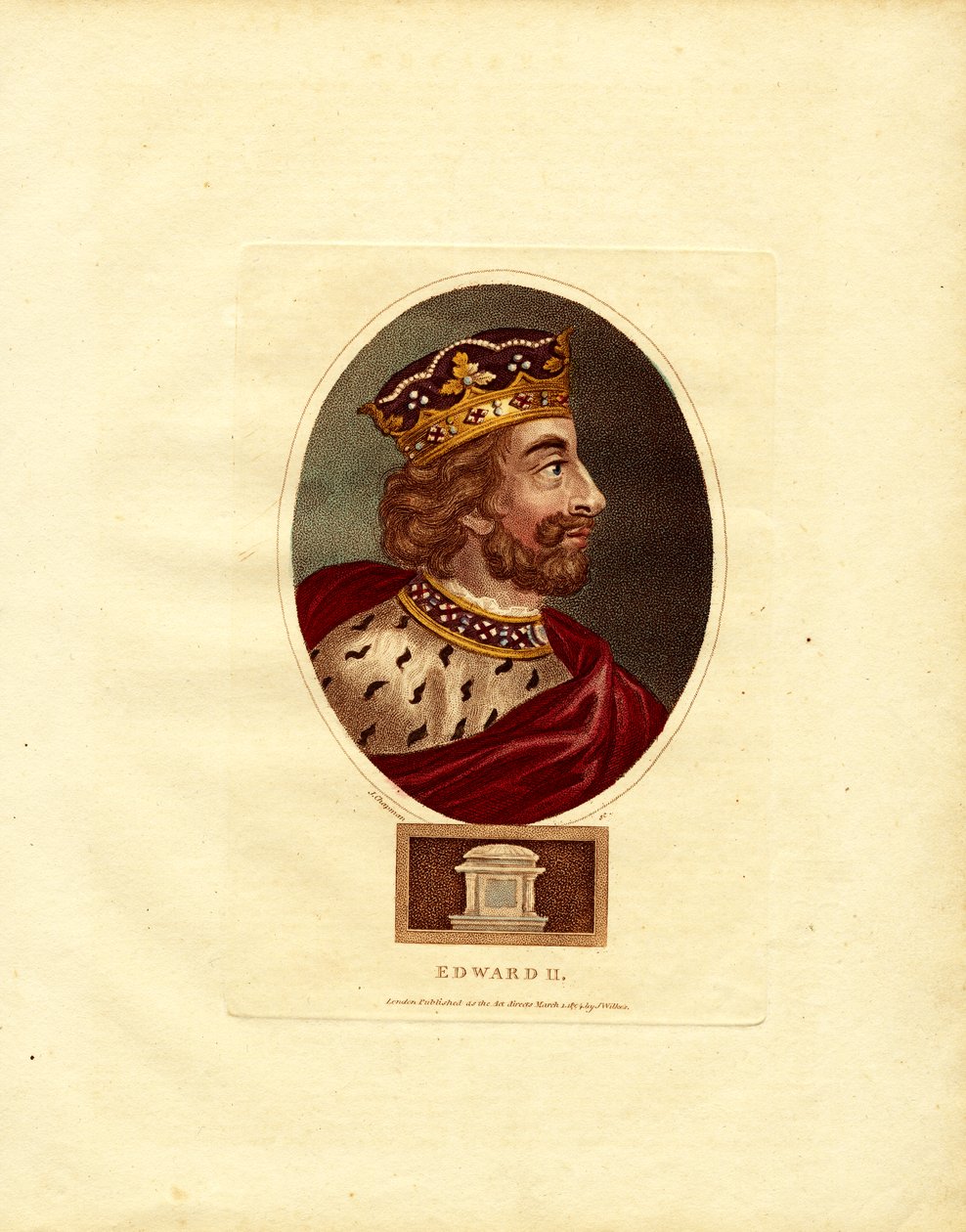 Portrait of Edward II by John Chapman