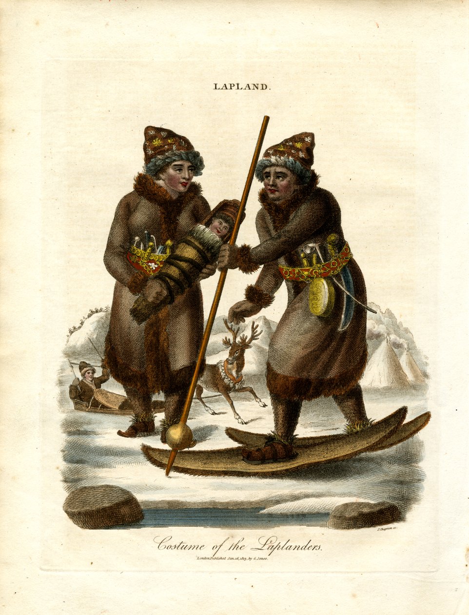 Traditional Costume of the Laplanders by John Chapman