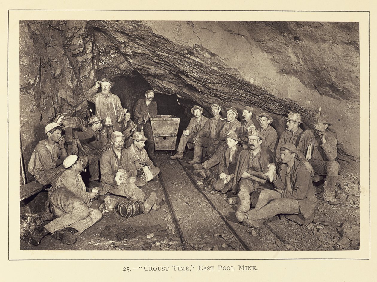 "Croust Time," East Pool Mine by John Charles Burrow