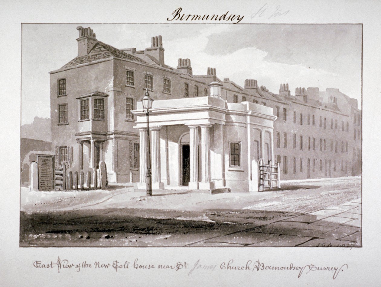 East view of the new toll house near St James