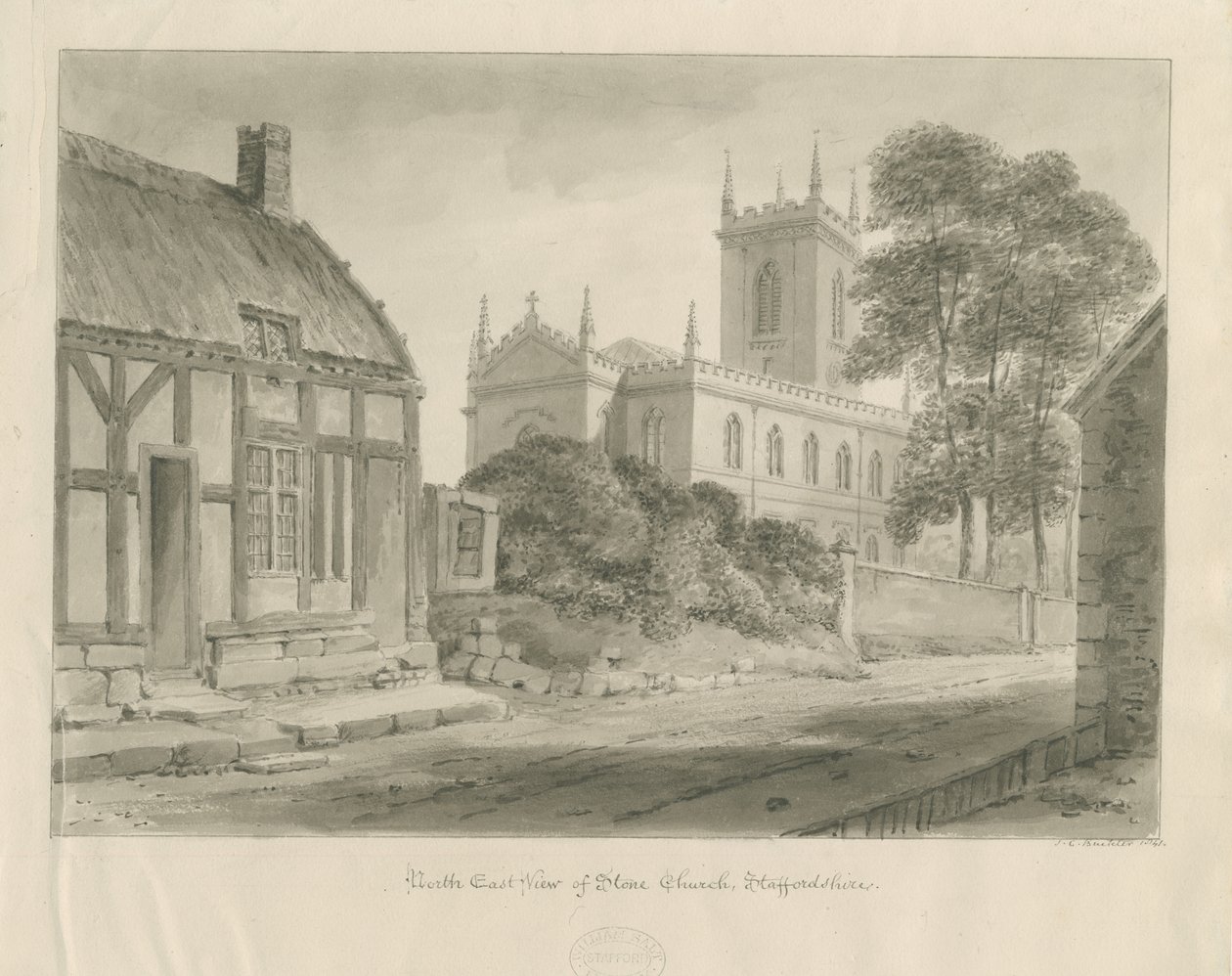 Stone Church by John Chessell Buckler